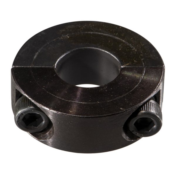 Midwest Fastener 9/16" Black Oxide Steel Double Split Shaft Collar 2PK 933508